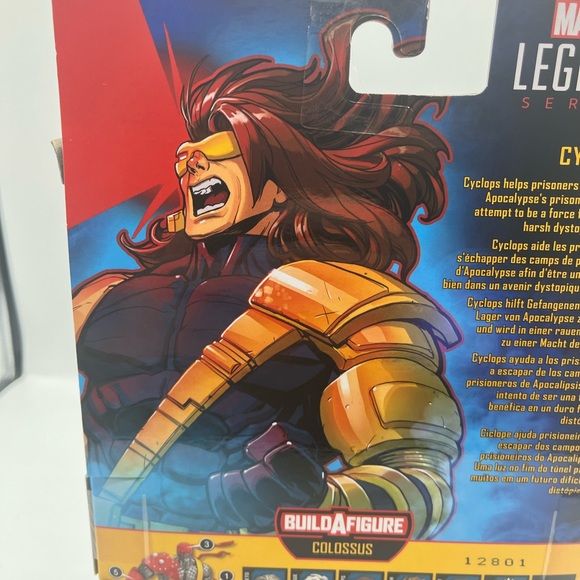 Marvel Legends Cyclops X-Men Age of Apocalypse 6" Action Figure Colossus BAF New - Picture 7 of 10